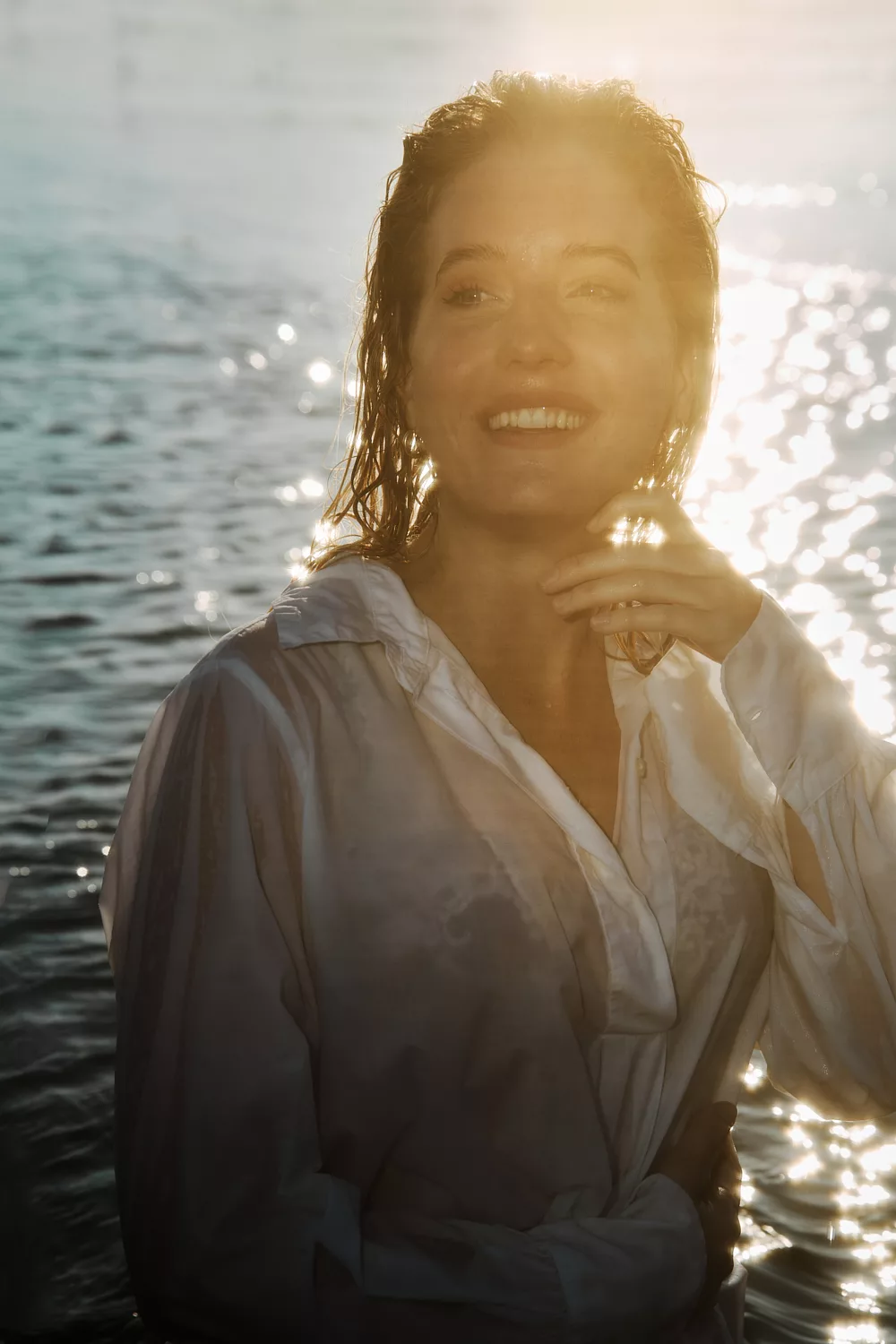 Portrait Shooting Outdoor - Shooting im See - indiividuelles Shooting